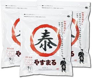 出汁 包装 国产 和风万能出汁 泰(マル) やすまる 出汁 红色 30包 饮用出汁 鲣鱼 鲭鱼 鲷鱼 昆布 香菇 3袋 套装
