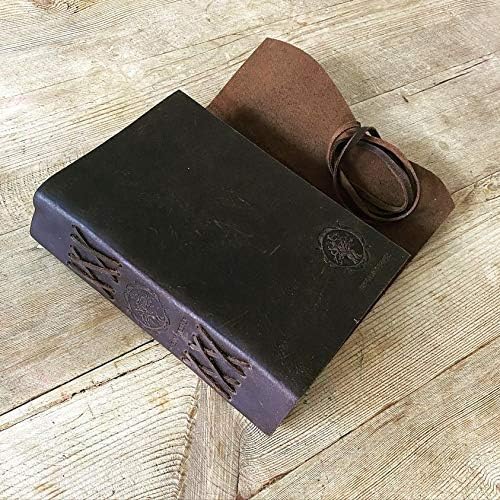 DreamKeeper Leather Journals for Women and Men - Travel Journal  Beautifully Handcrafted A5 Sketchbook with Plain Paper for Drawing or Sketching or Writing Book  Hand Bound Leather Notebook A5