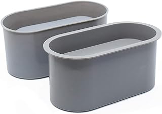 Silicone Planter Mold for Cement Oval Concrete Mold and Form for Flower Pot Candle Vessel DIY