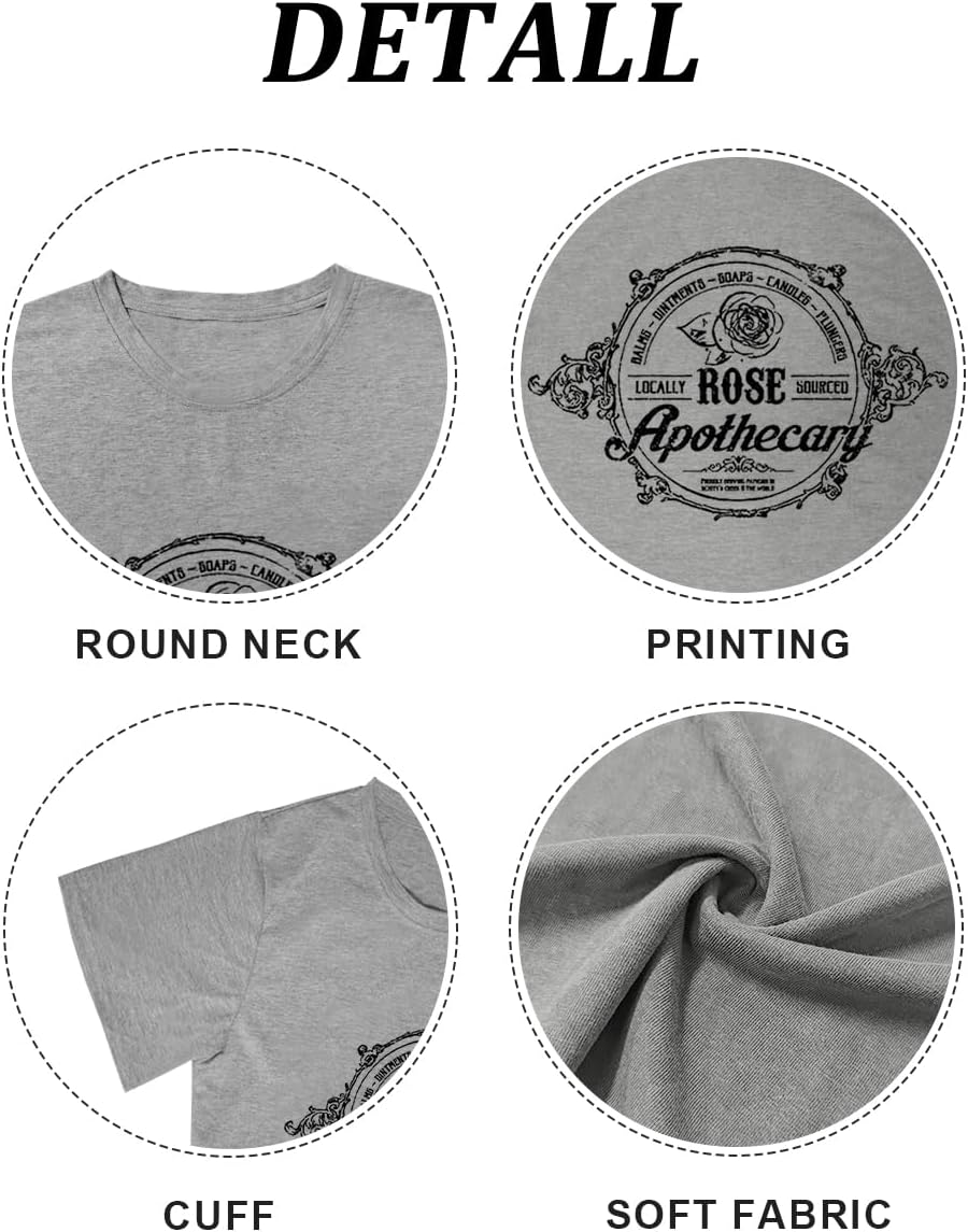 Women Vintage T Shirt Funny Tees Shirt Short Sleeve Tops Cute Graphic Tees - Image 5