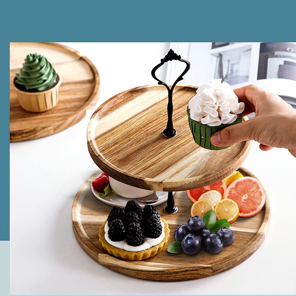 Amazon｜アフタヌーンティースタンド 2段 ケーキスタンド ケーキ展示用