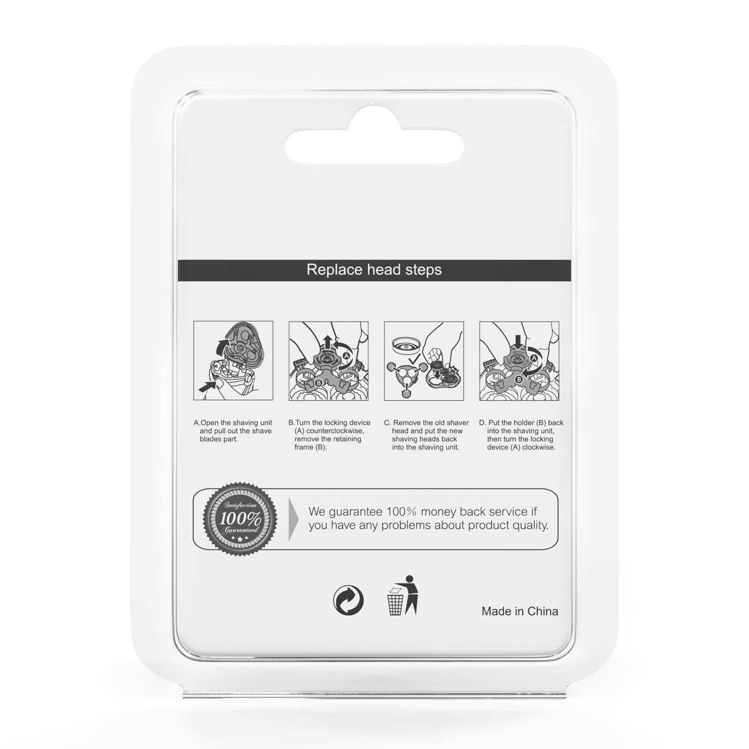 MAX-T Replacement Shaver Head - 100% Original Mens Rotary Shaver Replacement Head - Image 6