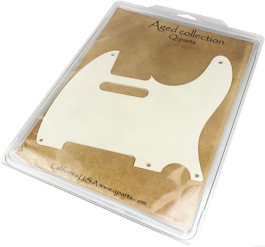 Aged Collection '57 Telecaster Pickguard, 1-ply Aged White