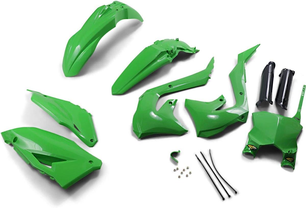 Cycra Powerflow Plastic Kit (OEM Colors 2020) for 21-22 Kawasaki KX250