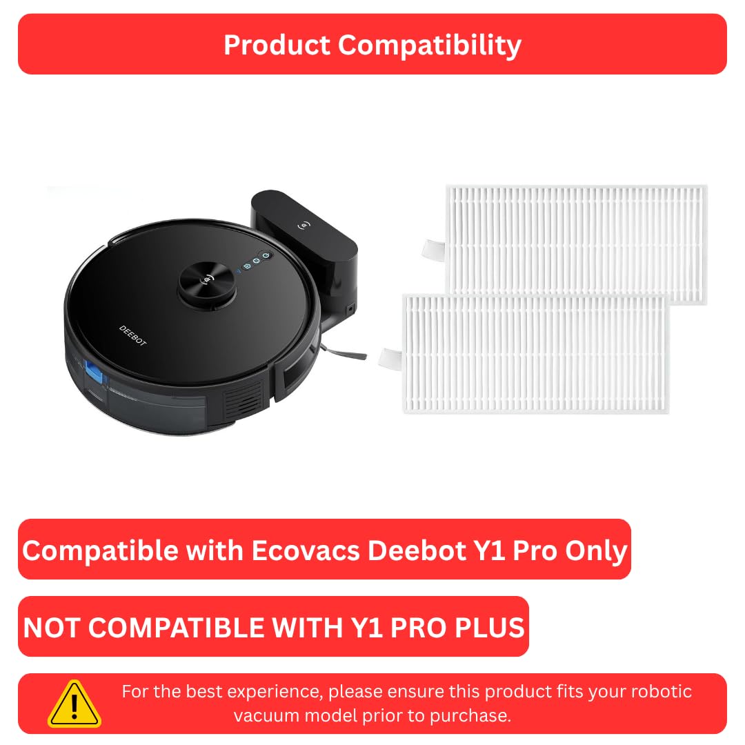 Ecovacs Deebot Y1 Pro Filters - Replacement Parts -2 Ecovacs Deebot Y1 Pro Filters - Replacement Parts -2