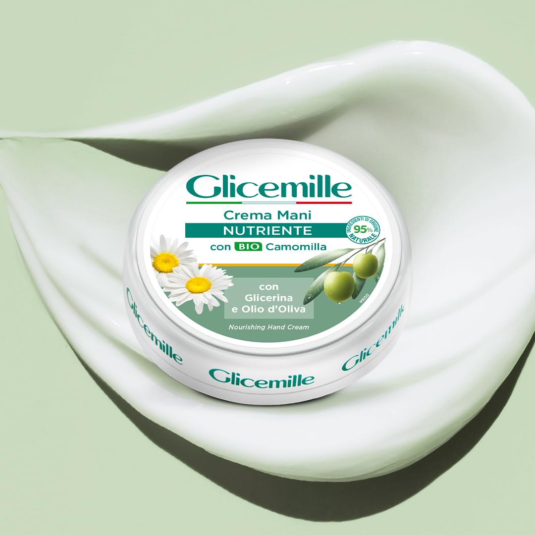 GLICEMILLE | Crema Mani Nutriente, Giara, 100ml | Con Glicerina e Olio di Oliva