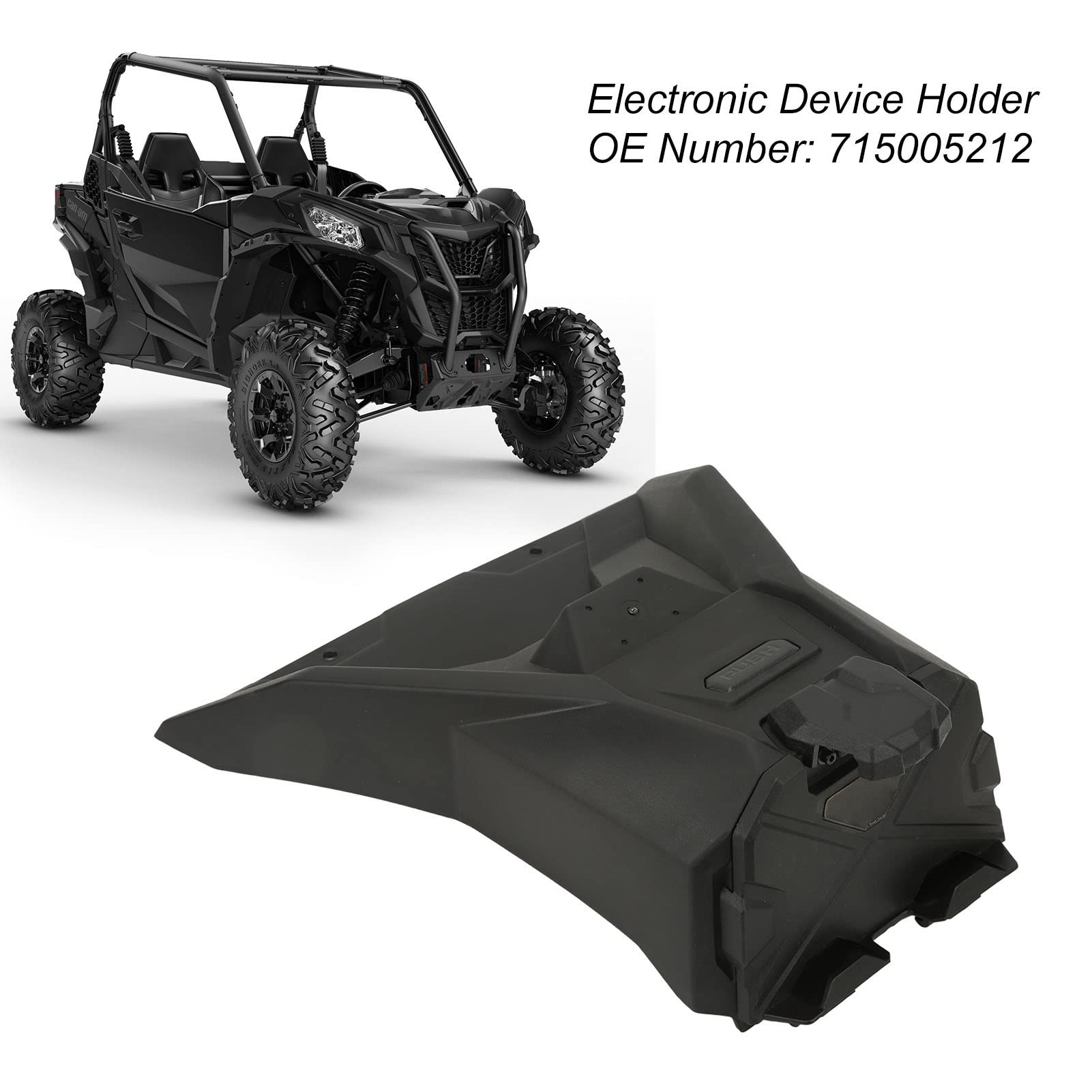 Generic UTV Mocowanie Telefonu, UTV GPS Tablet Uchwyt Telefonu Elektroniczne Mocowanie Urządzenia z Akcesoriami Polipropylen dla Maverick Sport 1000 2019-2022