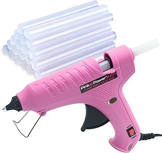 Large Hot Glue Gun Kit with Stand - Industrial Hot Glue Gun Full Size with Glue Sticks - Professional Dual Temp Full Size Glue Guns for Crafts - 60/100W High Temp Low Temp Glue Gun