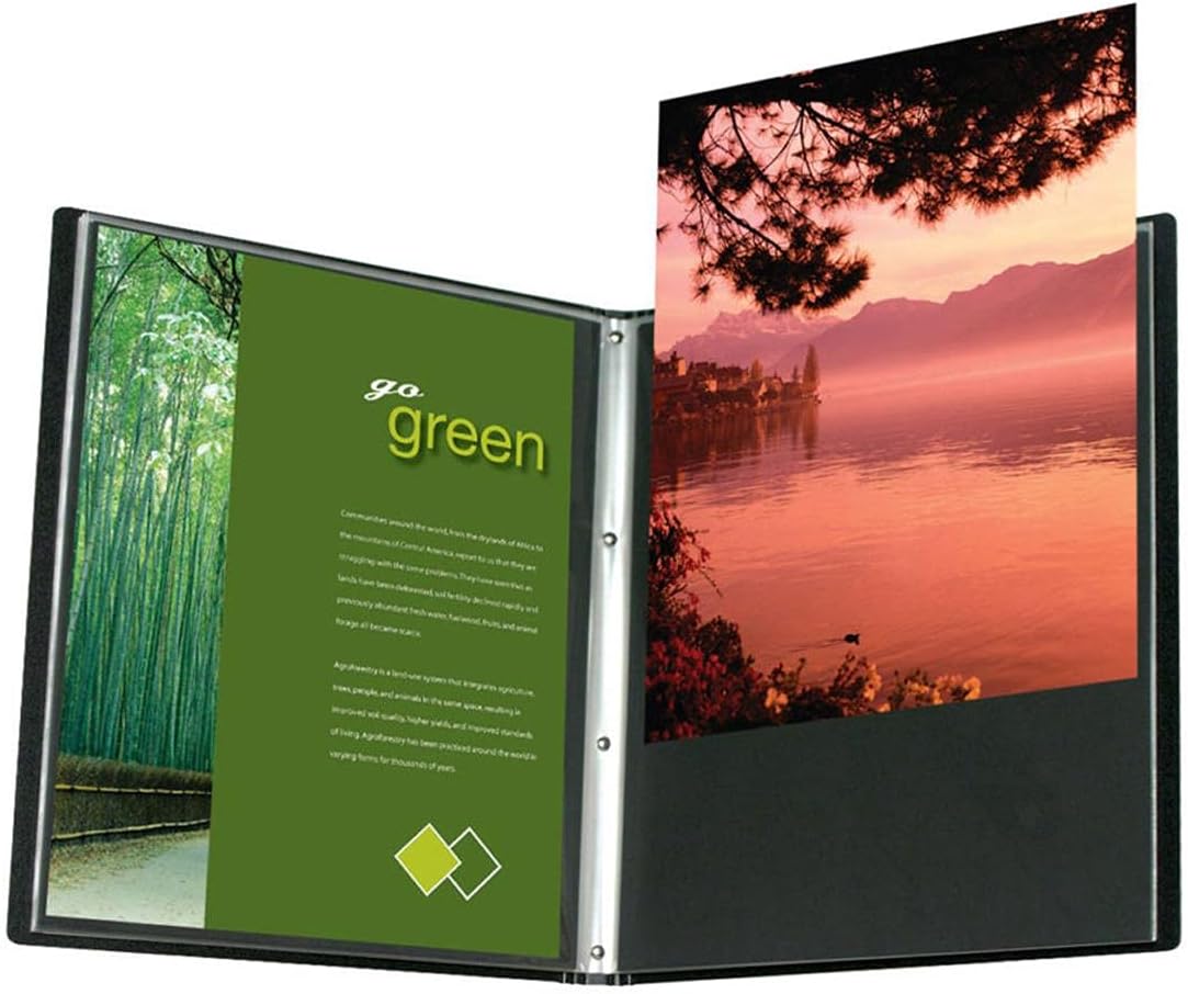 ProFolio by Itoya, Art Profolio Advantage, 24 Sheets Presentation Book - Landscape, 17 x 11 Inches