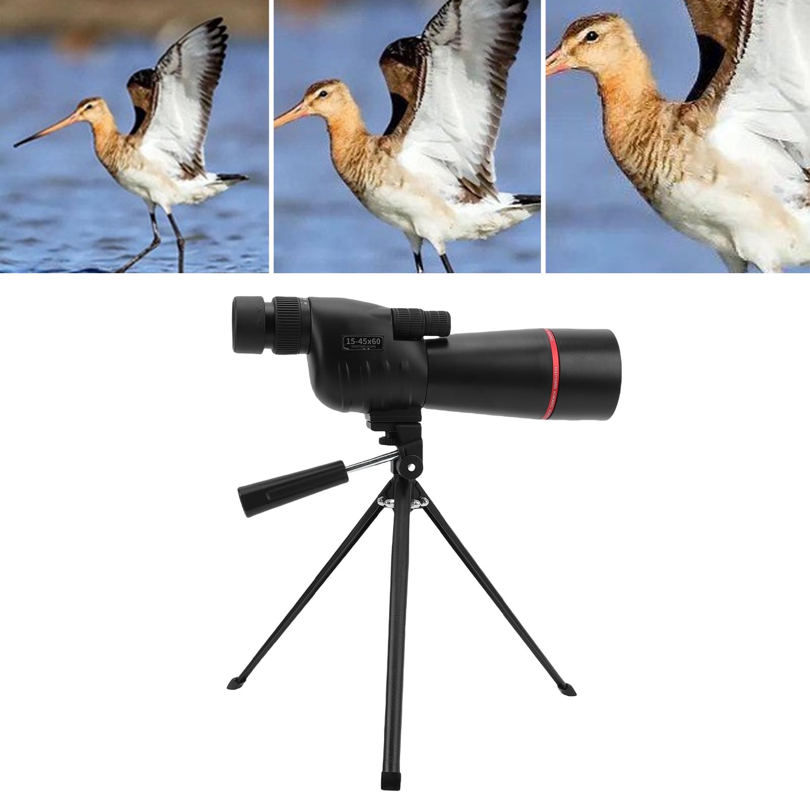 Dpofirs Lornetka 15-45X HD z Trójnogiem do Obserwacji Ptaków