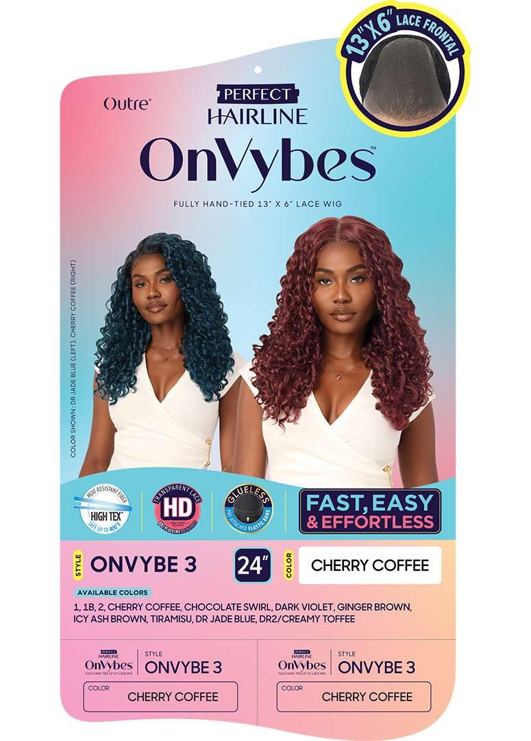 Outre Lace Front Wig - Perfect Hair Line - OnVybes - OnVybe 3 (DR2/CREAMY TOFFEE)