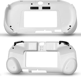 Grip Handle Joypad Protective Case with L2 R2 Trigger Button Grip Holder for PS Vita 2000 PSV 2000 PS White