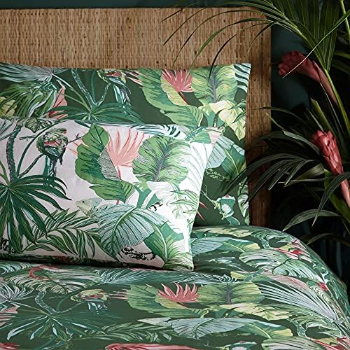 furn. Amazonia Duvet Cover and Pillowcase Set, Jade, Single