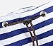 Kisstyle Unisex Canvas Backpack School Bag Vintage Stripe College Laptop Bags Blue