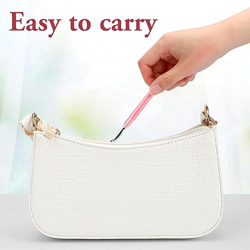 Miniatura 6 de 3 piezas de cepillo de pestañas de silicona definidor de pestañas con tapa antipolvo, peine de pestañas, rímel, separador de pestañas, cepillo de