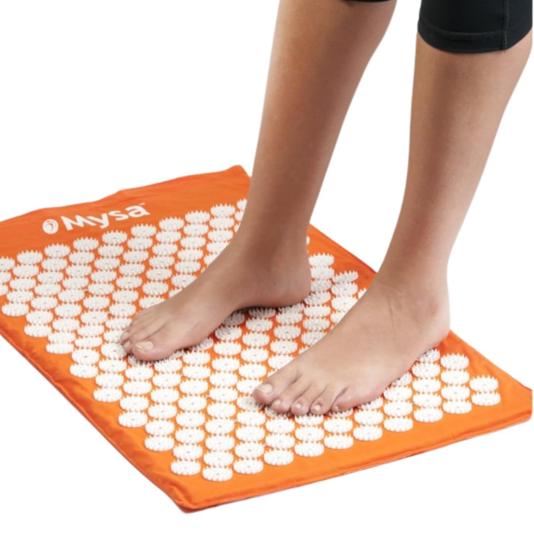 COLCHONETA DE ACUPRESION Y MAGNETOTERAPIA Magnetic MYSA - EN Fibra 100% Eco: LA Mejor para: LUMBALGIA, CIATICA, FIBROMIALGIA Y INSOMNIO