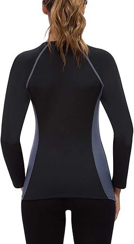 Miniatura 5 de SEXYWG Camisa de sauna de neopreno para mujer, chaqueta de sauna para pérdida de peso, traje de entrenamiento y moldeador de cuerpo de manga larga