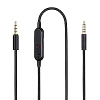 Vista 1 de Cable G Pro X, cable de repuesto desmontable para auriculares para juegos Logitech G Pro G433 G233, cable trenzado de nailon de 0.138in