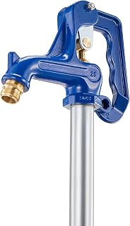 3.22 FT Frost-Proof Yard Hydrant with 12" Bury Depth, Freeze-Proof Outdoor Faucet with Bypass Valve & Adjustable Flow for Garden, Farm and Lawn Irrigation