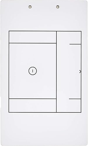 Vista 30 de Murray Sporting Goods Portapapeles de borrado en seco Pizarra blanca de borrado en seco de doble cara