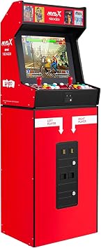 UNICO MVSX Arcade Machine and Base Combo, Pre-Loaded 50 SNK Retro Arcade Games