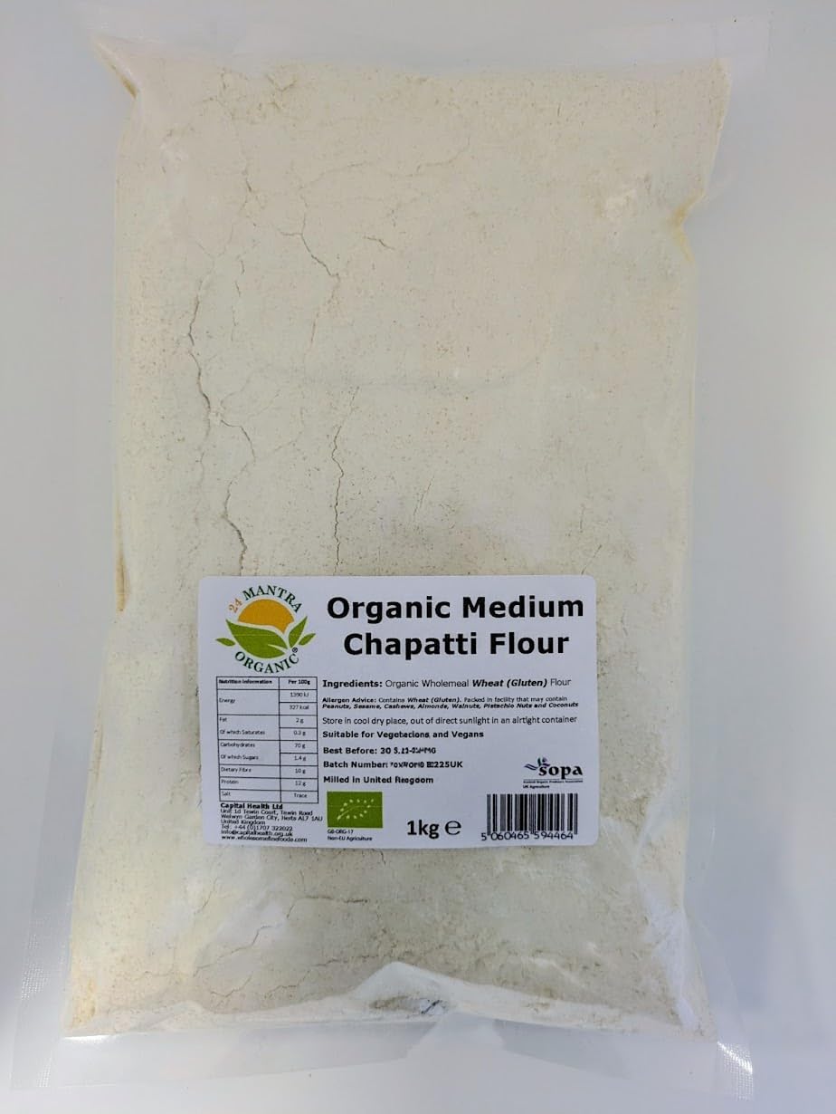 24 Mantra Organic Medium Chapatti Flour 1kg
