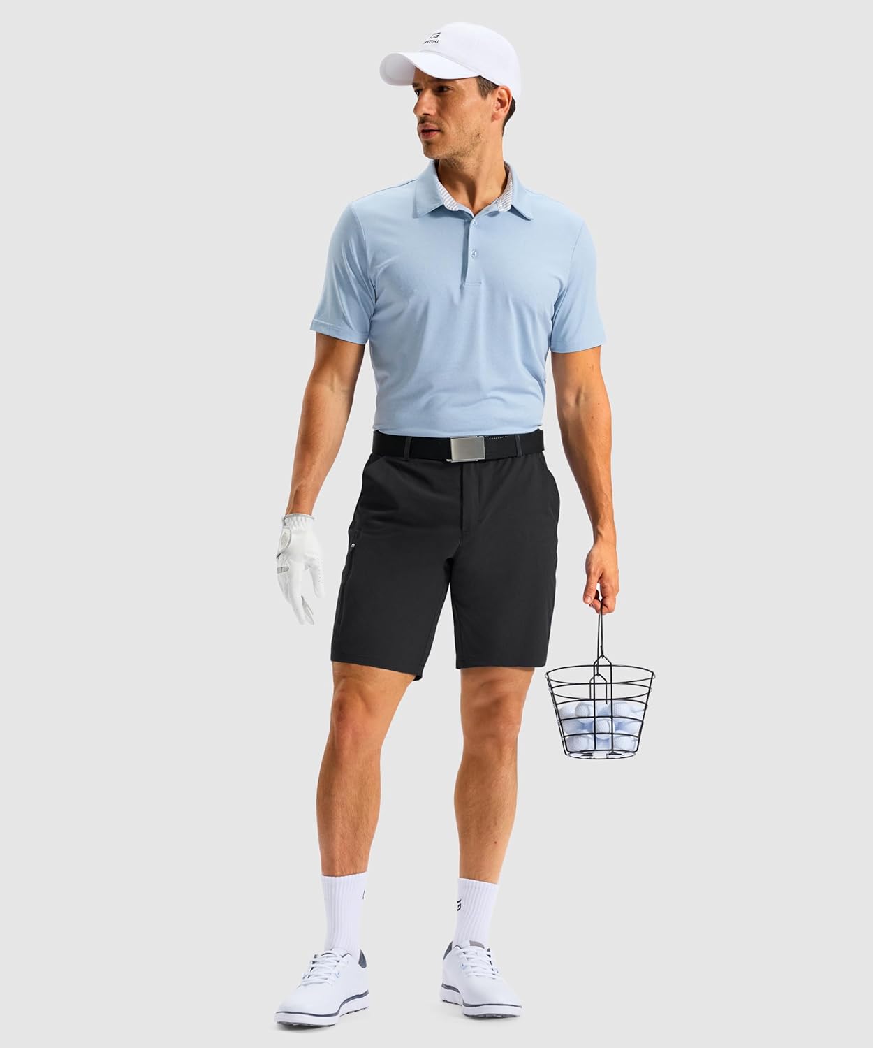 G Gradual Men's Golf Dress Shorts 7 Inch Inseam Lightweight Quick Dry Chino Casual Work Shorts for Men with 4 Pockets - Image 7