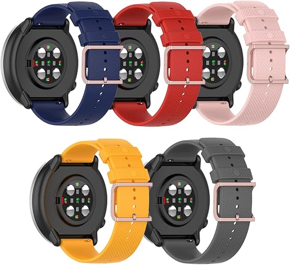 CZhkg 22mm Cinturini per Polar Grit x/Vantage M/Vantage M2 Strap, Cintura di Ricambio Vera Pelle Bracelet Sportivo Cinturino Wriststrap Armband per Coros Vertix/Apex 46mm/Apex Pro (Blu