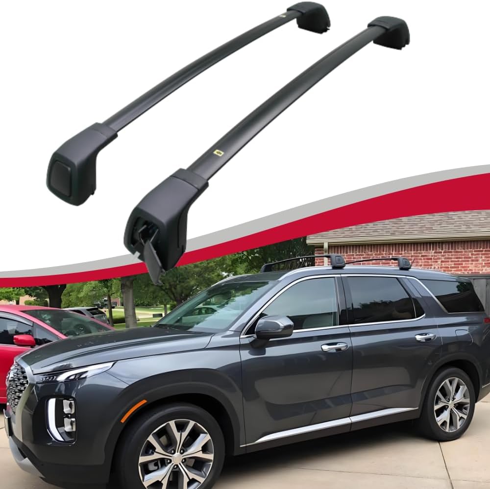 Roof Rack Cross Bars fit for Hyundai Palisade 2019 2020 2021 2022 2023 2024 2025 SE,SEL,Limited,Calligraphy Bag Luggage Kayak Canoe Bike Snowboard Skiboard