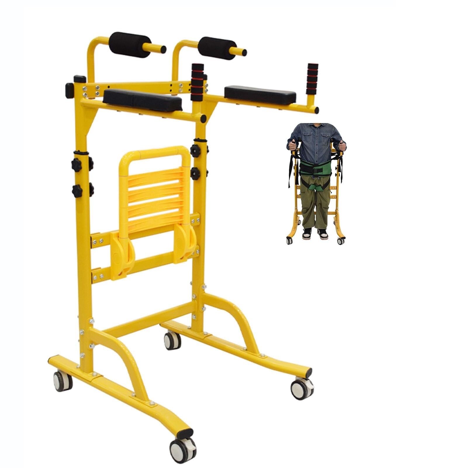 Andador vertical con apoyabrazos, andador con ruedas, andador con asiento, andador con respaldo y apoyabrazos acolchados for personas mayores y adultos.