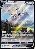Pokeman Karte - SWSH Black Star Promos - Arceus V - SWSH 204 - Englisch + Heartforcards Versandschutz