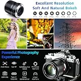 VILTROX 56mm f1.4 Mocowanie Z Obiektyw główny do Nikon Z5 Z50 Z6 Z6II Z7 Z7II ZFC (APS-C, automatyczne ustawianie ostrości), czarny