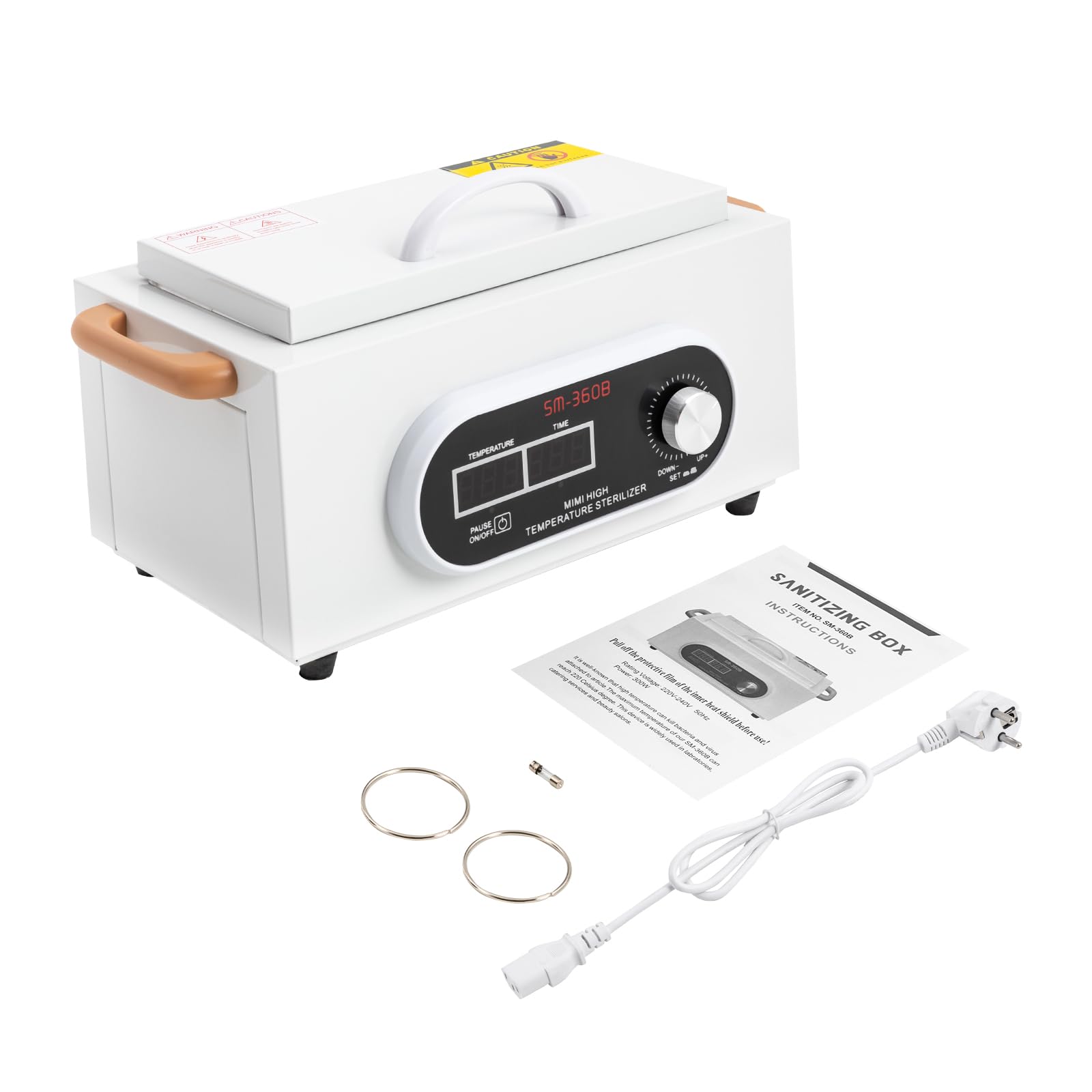 Inteligentny wyświetlacz cyfrowy 300 W, szafka w autoklawie 2,2 l, sterylizator gorącego powietrza, szafka do dezynfekcji 50-200°C, sterylizator w wysokiej temperaturze, z timerem, do instrumentów,