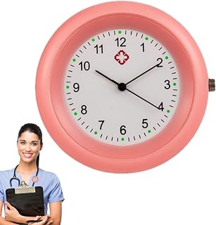 Relógios Enfermeiras - fixação estetoscópio com símbolos,Broche relógio bolso resistente à água para médicos, funcionários da clínica, profissionais Aferzov