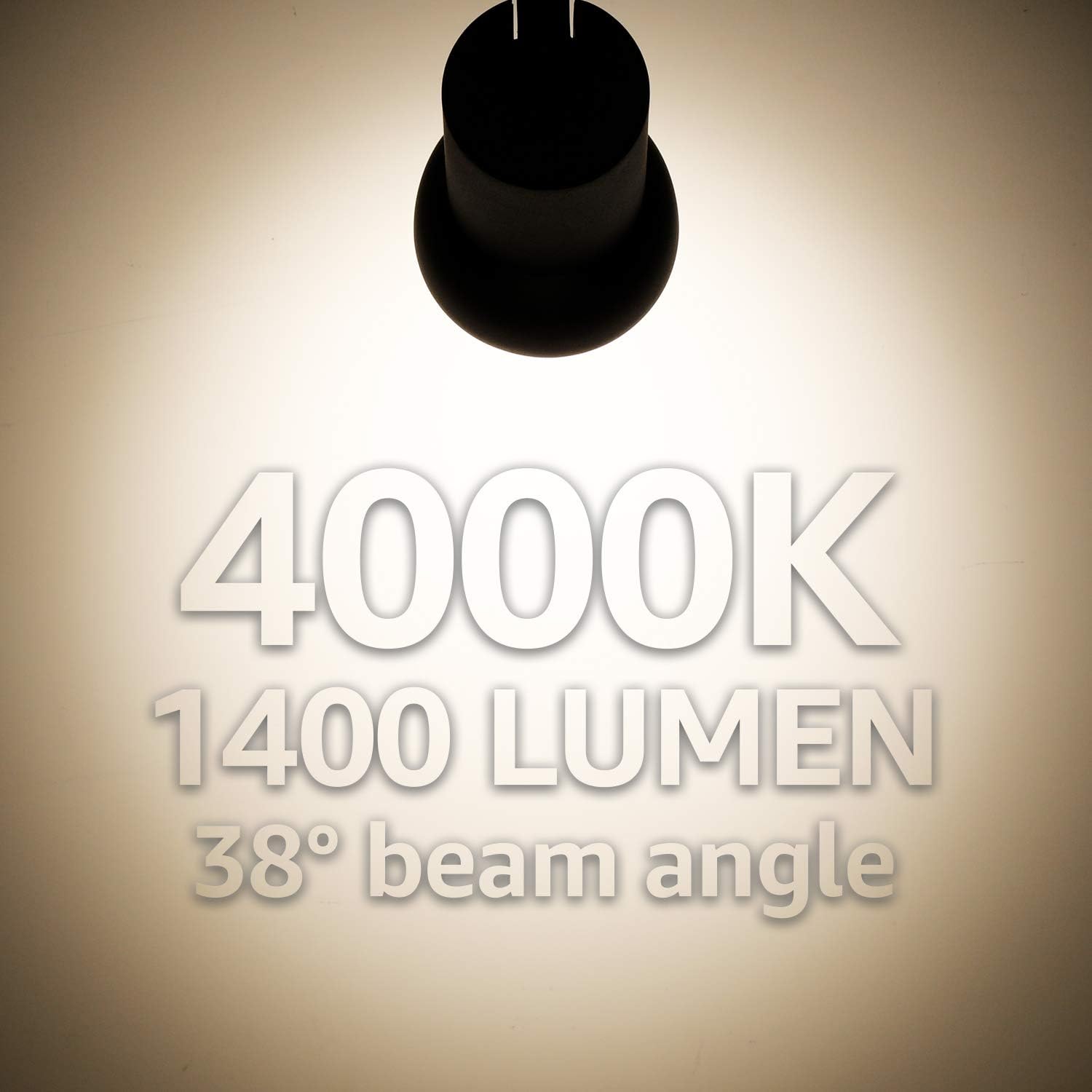 LEONLITE 18W Dimmable LED Track Lighting Heads, 1400LM Single Circuit H Type Track Light for Accent Retail Kitchen Art, CRI90 Aluminum, ETL & ES Listed, 4000K Cool White, Black, Pack of 4