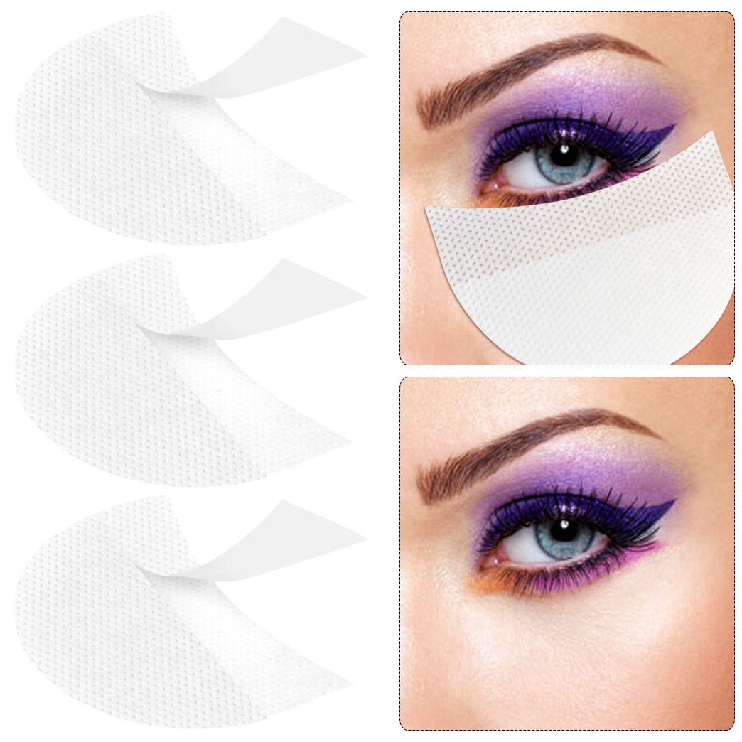 obmwang 150 Pieces Eyeshadow Pads, Eyeshadow Stencils, under Makeup Protection Pads, Professional Makeup Protection Tool for Eyelash Extensions, Lip Makeup : Beauty & Personal Care