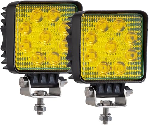 Miniatura 9 de Cápsulas de luz antiniebla LED redondas superbrillantes de 3.5 pulgadas, haz de inundación blanco frío de 6000 K, haz de inundación de 150 de ancho,