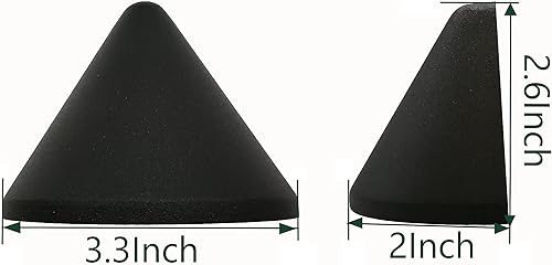 Miniatura 4 de GKOLED Luces LED de bajo voltaje de 12-24 V ACDC 2 W luz triangular para poste de paisaje clasificación para ubicación húmeda aluminio fundido a