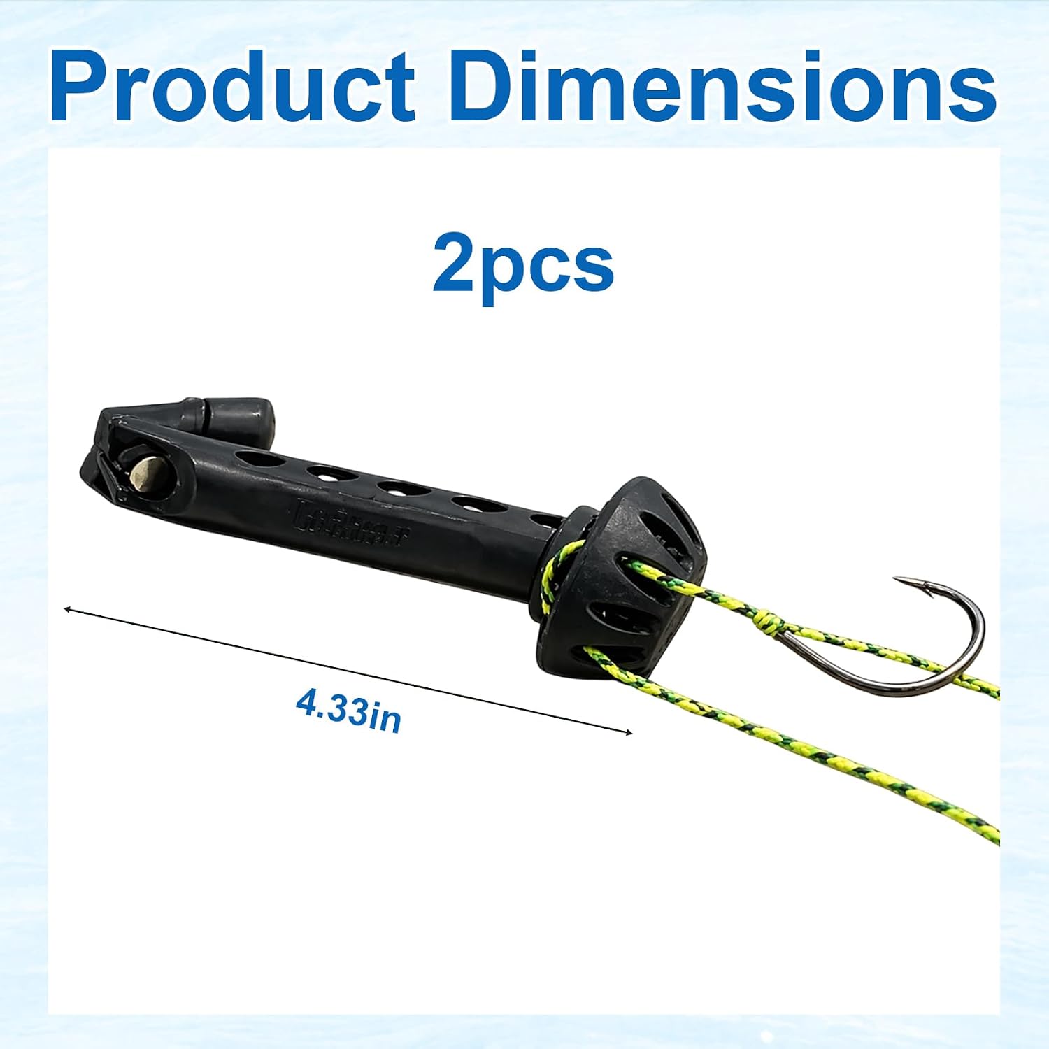 2 Pack Fly Threader, Threading Tool for Fishing Flies, Easy Fly Threading Solution for Anglers, Compact Fishing Accessories with Most Hooks, tippets, and Fly Styles