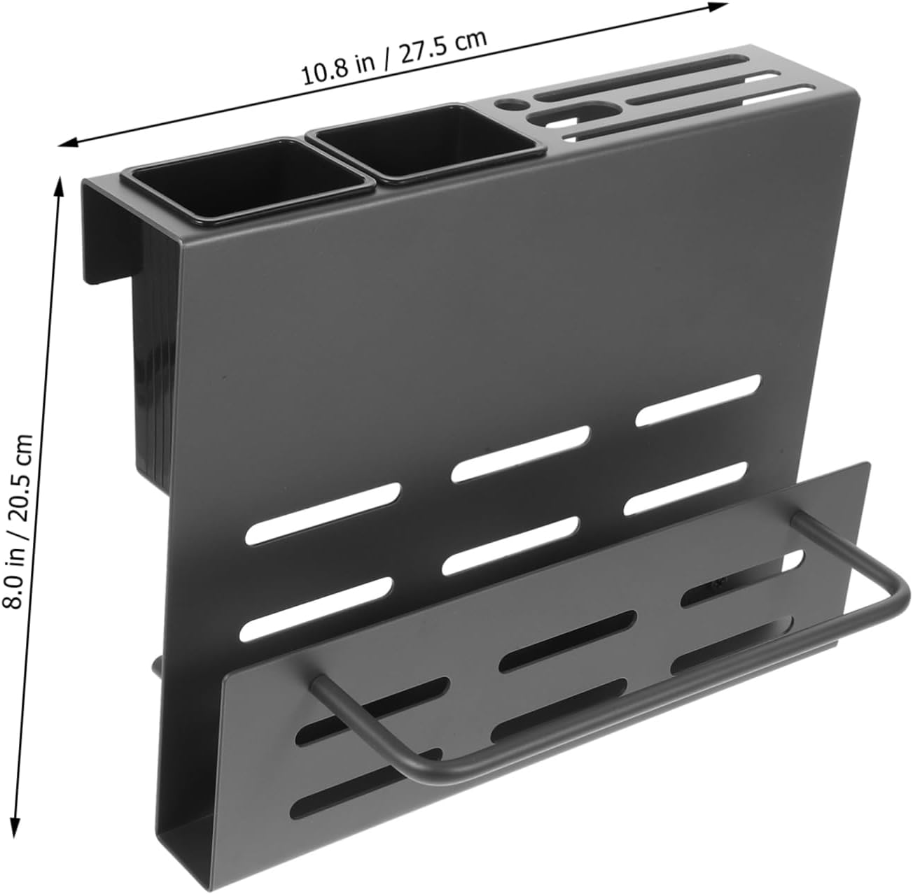 PRETYZOOM Cutting Board and Utensil Holder Wall Mount Multi-function Kitchen Organizer for Knives Chopsticks and Daily Use Cutlery Made Resistant