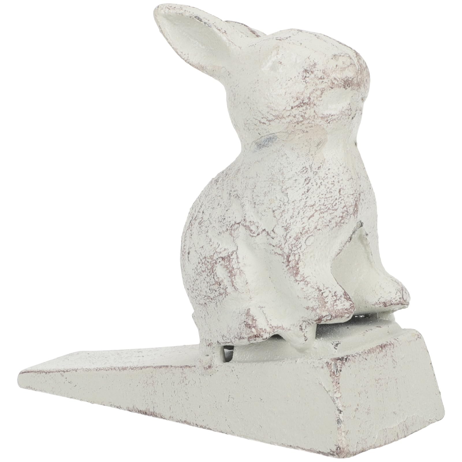 Butée de porte en fer CRAFTHROU lapin blanc décoratif pour chambre