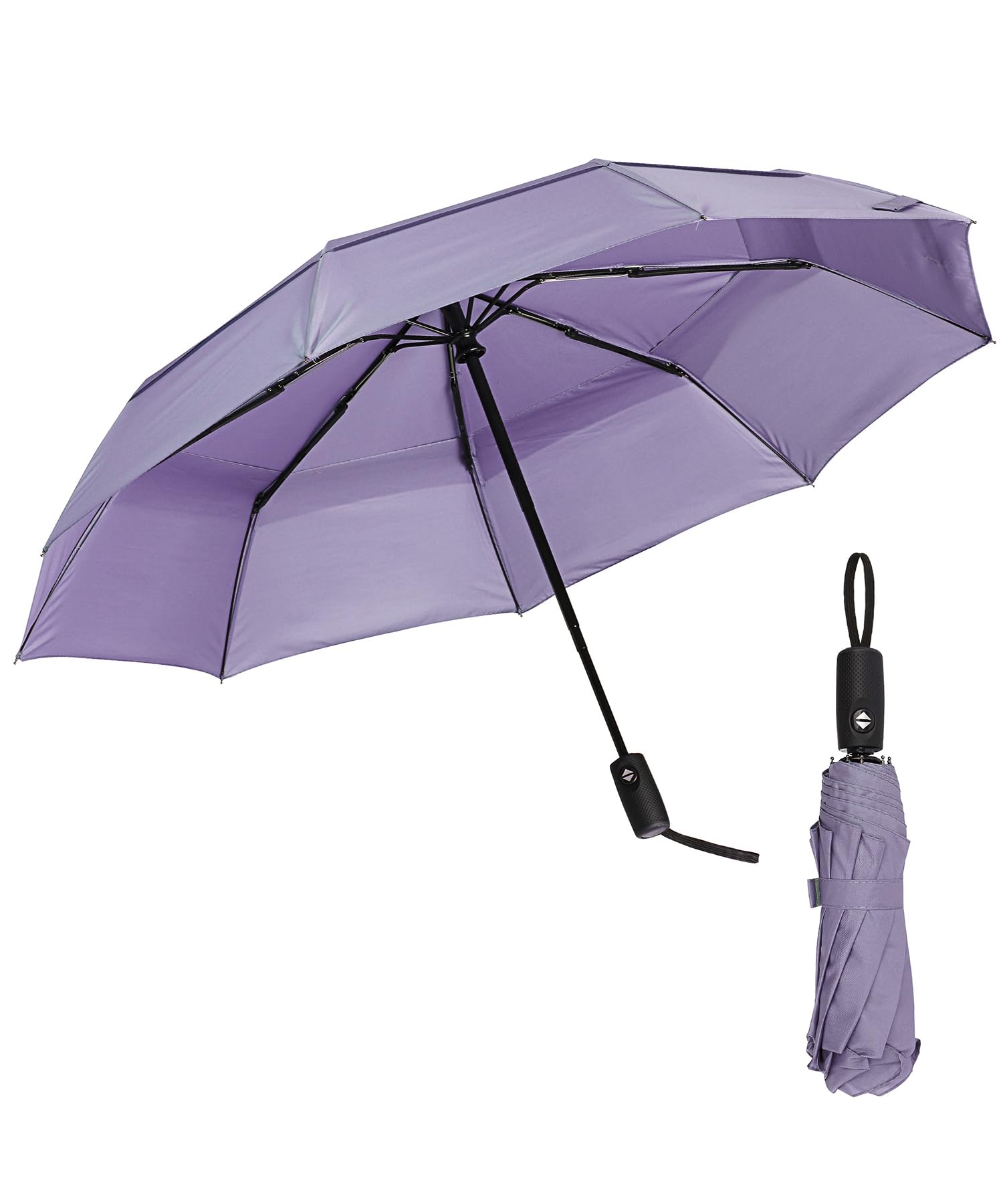 Mr. Pen Purple - Windproof Travel Umbrella, Automatic Umbrellas For Rain, Compact