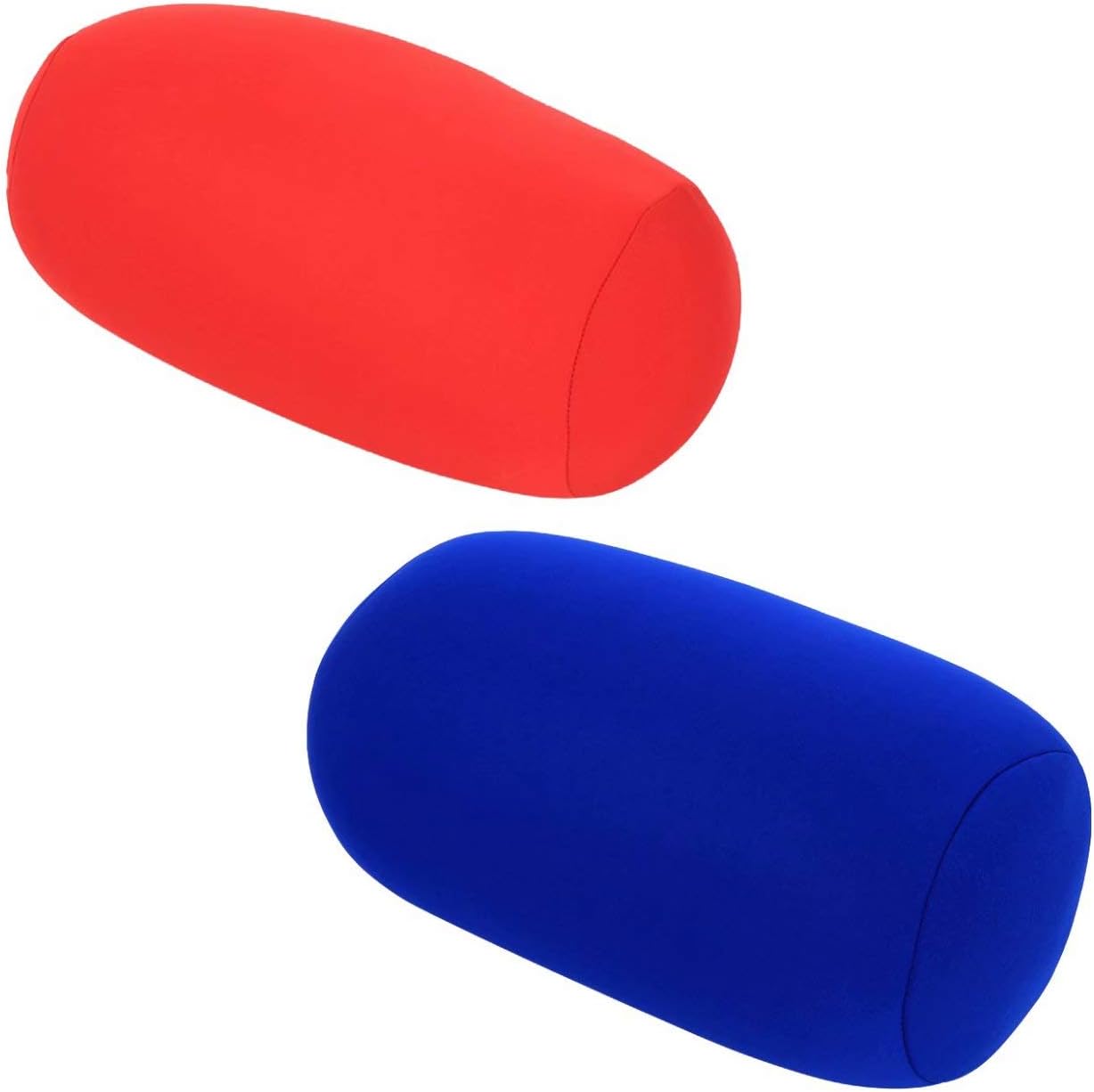 ASkinds 2 Pcs Cylindrical Pillow Comfortable Roll Pillow Microbead