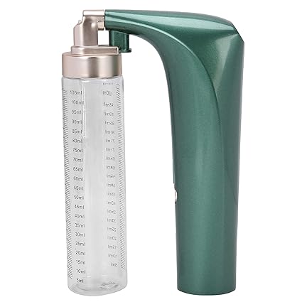Handheld Oxygen Injection Machine, Oxygen Injection Instrument Safe Portable USB Charging 105ml ABS with Large Water Tank for Woman for Beauty(Green)