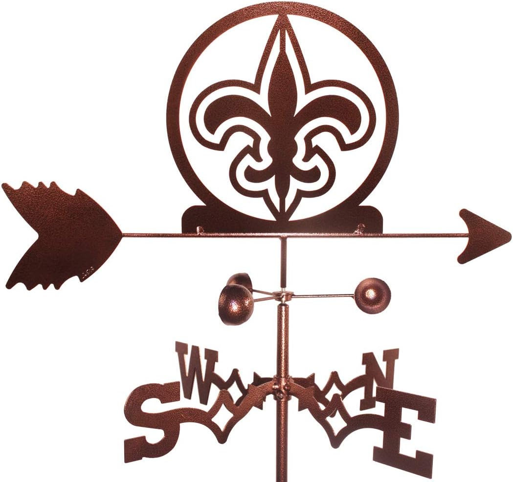 SWEN Products Hand Made Fleur DE LIS Flat Post Mount Weathervane ~New~