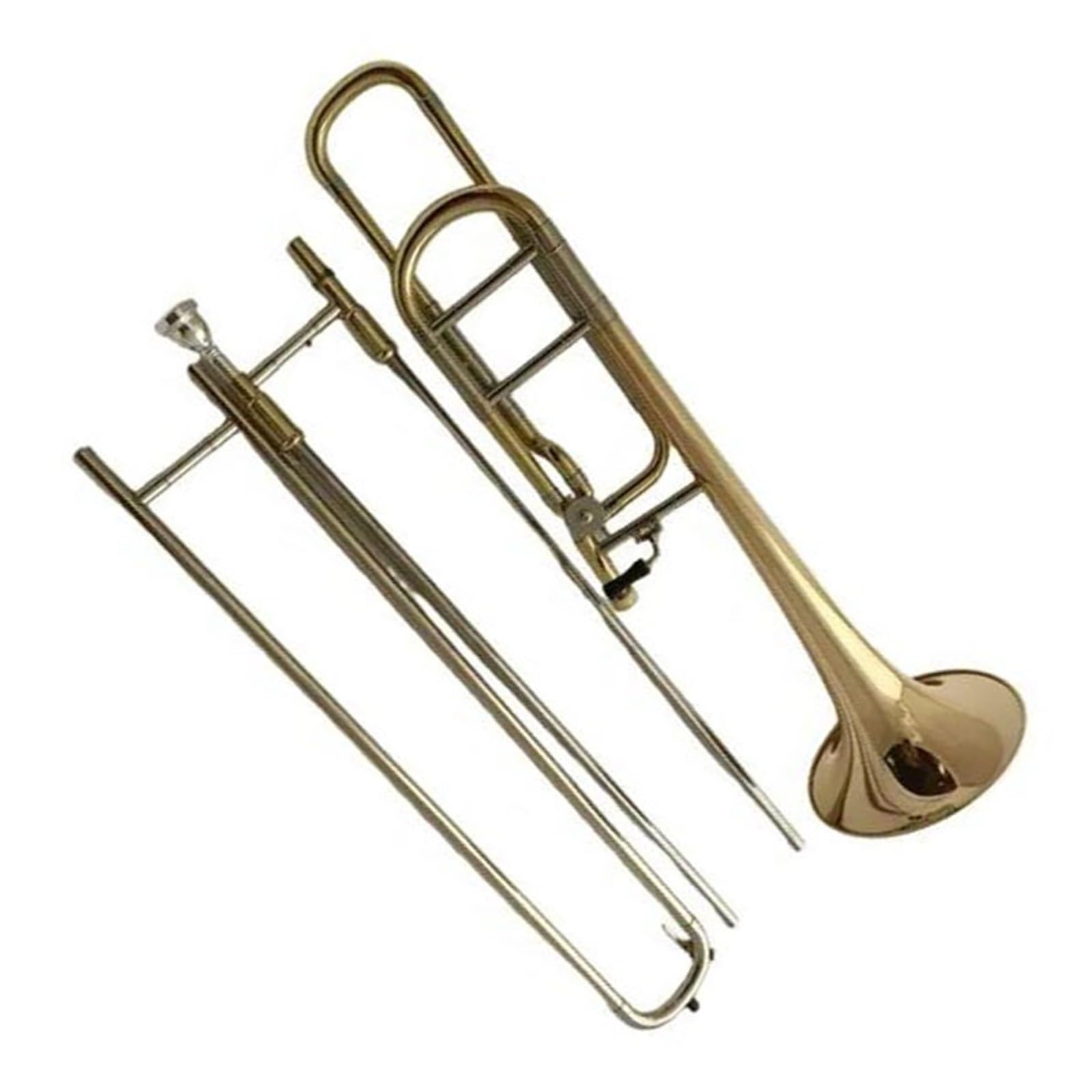 BB Bassposaune Instrumentenoberfläche Goldlack Profiposaune