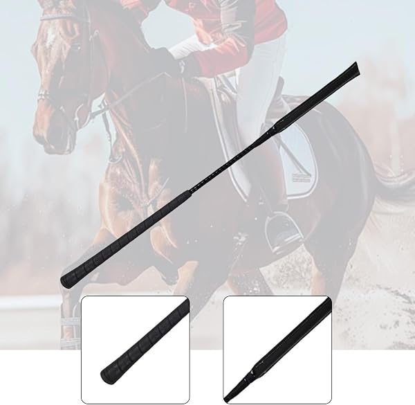 Toysmith 乗馬鞭 丈夫な馬具 屋外乗馬競技 レース用 滑り止めグリップ 実用的な鞭 - 2