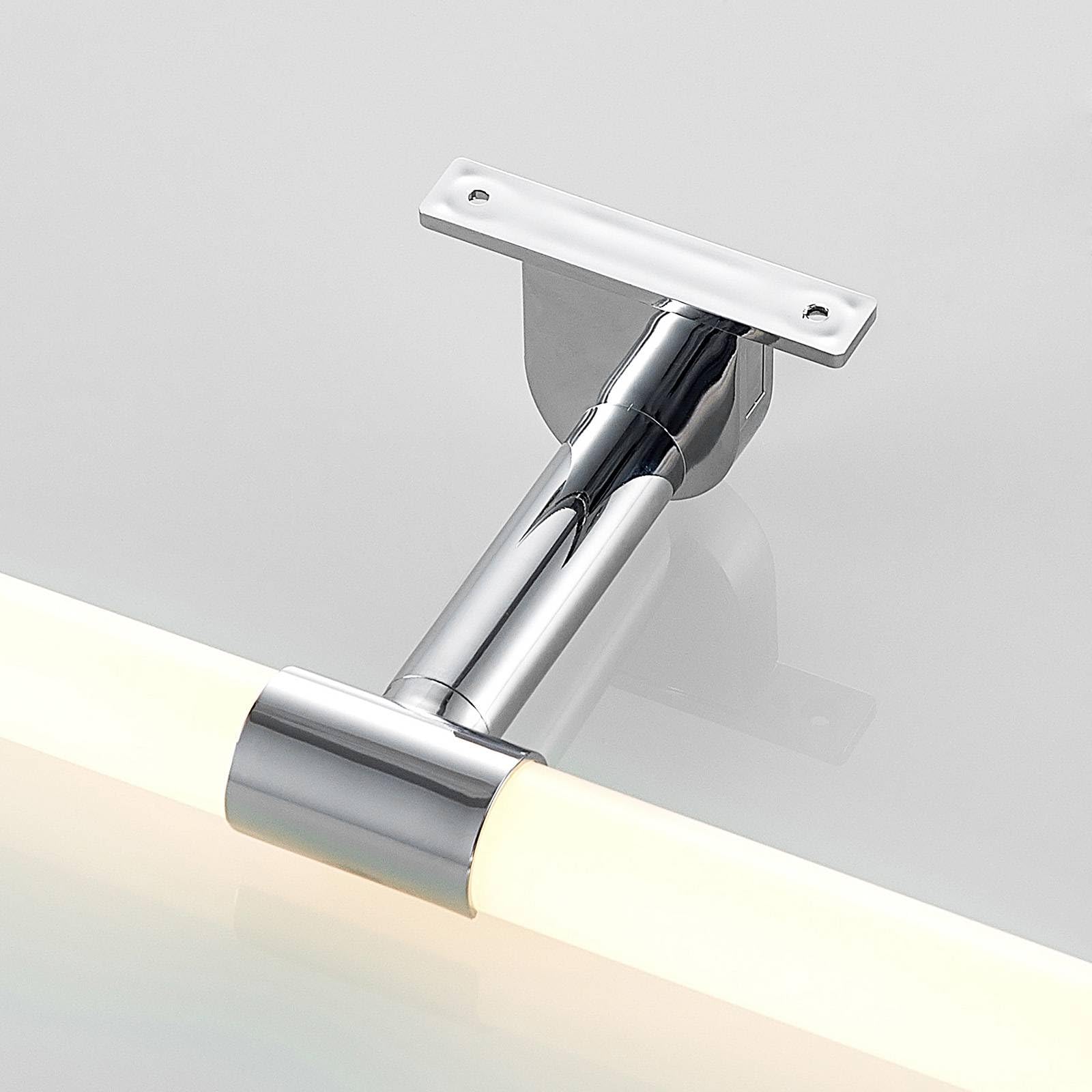 Lindby LED Lámpara de pared Naili (Moderno) en Plateado hecho Plástico e.o. para Cuarto baño (1 llama, lámparas, aplique
