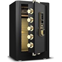Safe Digital Depository Front Load Cash Vault Drop Safe Box Color Black
