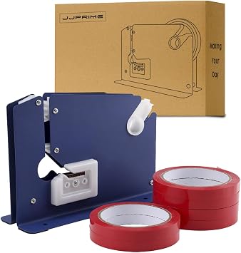 Blue Bag Neck Sealer Tape Dispenser, Bag Sealer Tape Sealing PVC